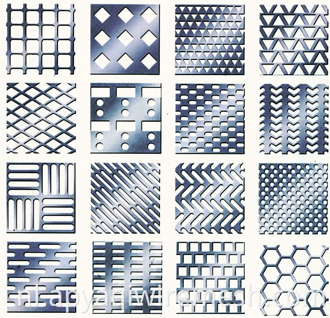 aluminium ronde gat geperforeerd metalen maaskap/ staal geperforeerd metaalgaas